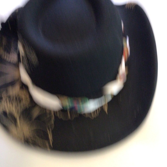 Custom upcycled boho hat
